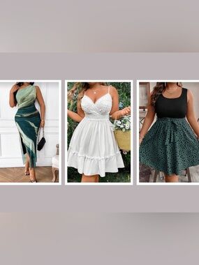 3-Piece SHEIN Dress Bundle – Size 16/18